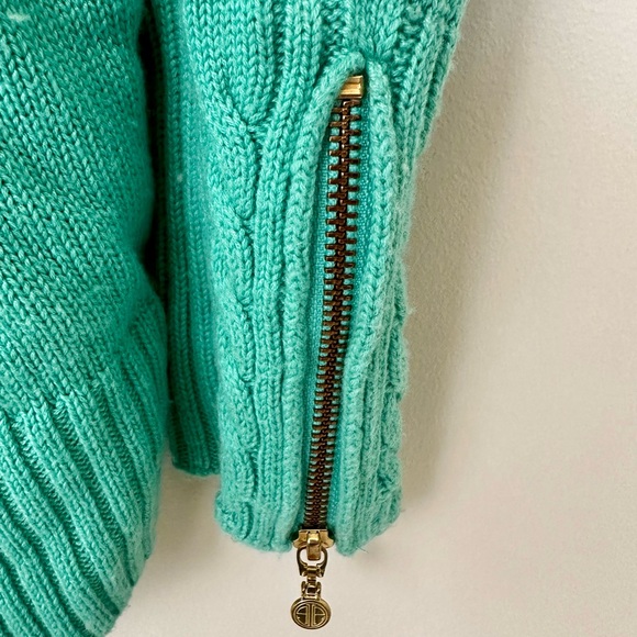 Lilly Pulitzer Teal Cardigan Sweater - Picture 5 of 5